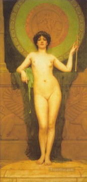  Desnuda Lienzo - Campaspe dama desnuda John William Godward